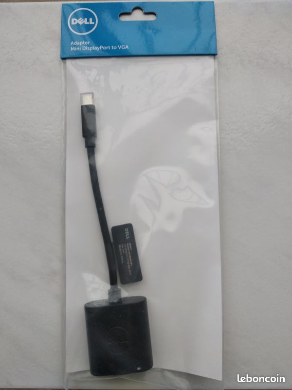Adaptateur mini DisplayPort - VGA Dell (image 1)