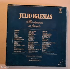 Disque TRIPLE 33 tours JULIO IGLESIAS Mes chansons en Français (image 5)