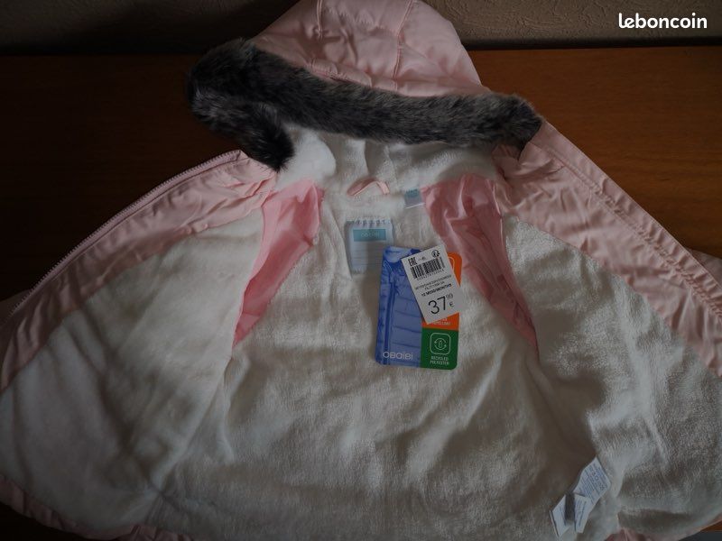 Manteau à capuche - Rose - obaidi 12 mois (image 6)