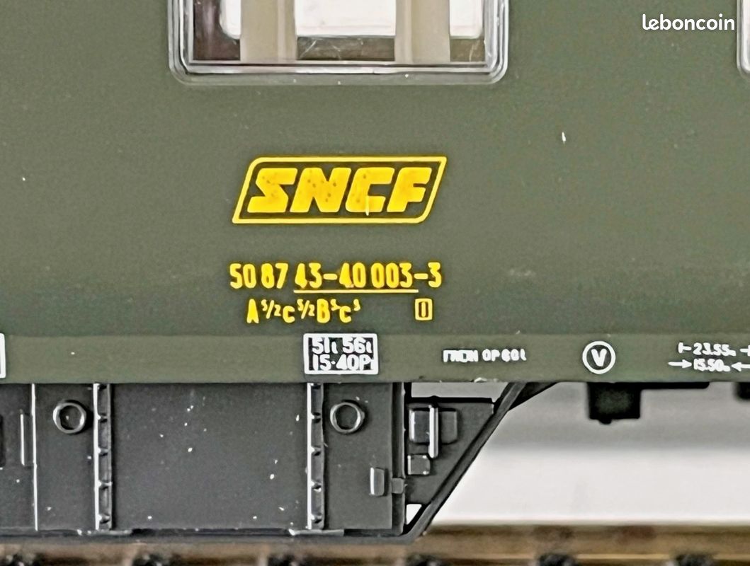 Roco 44218a - Voiture 1ere-2eme Classe- Sncf - H0 - Neuve ! (Pr-3793