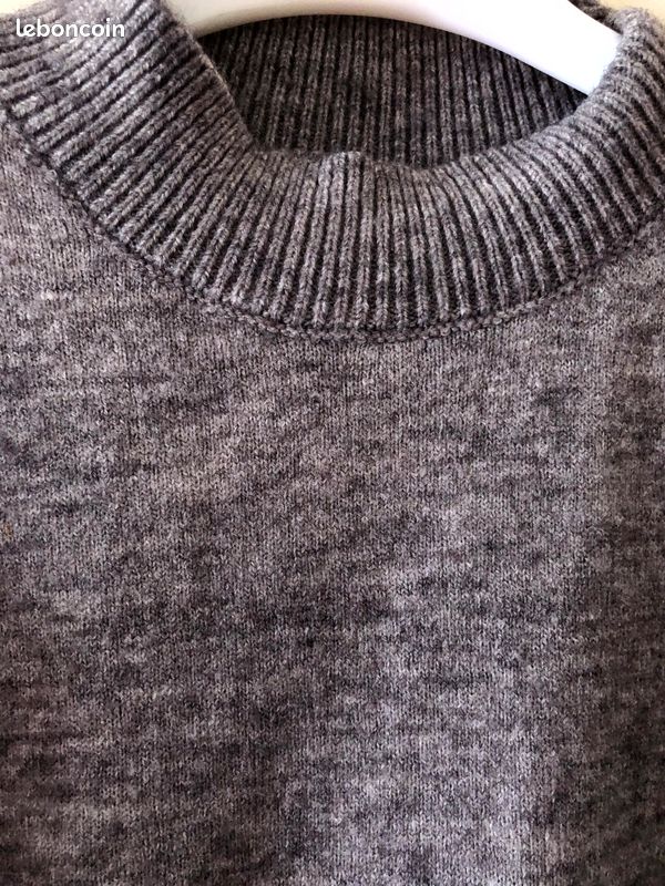 SHEIN Ensemble de Top court à encolure ras-du-cou en tricot et pantalon