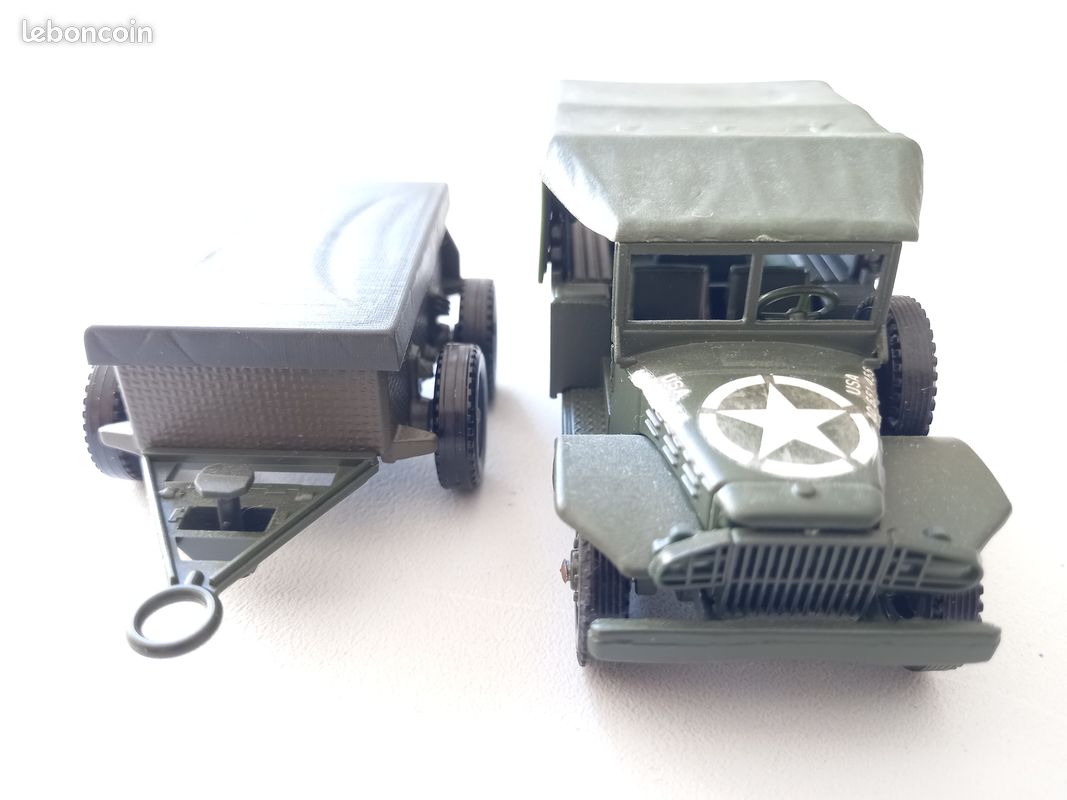 Solido Dodge 4x4 Militaire Vert Avec Popote - 1:50 - Neuf