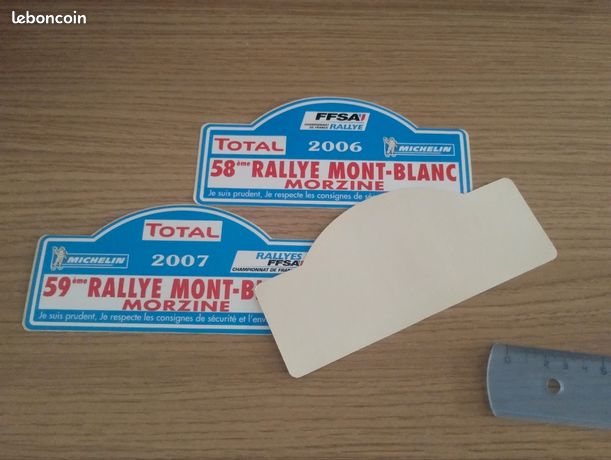 Affiche Originale Rallye Mont Blanc 2005 - Rally France - Sports Automobiles