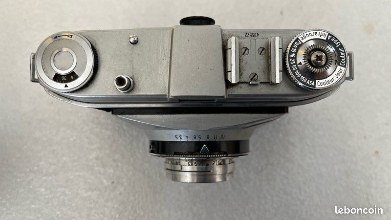 Appareil photo Kodak Retinette (Type 017) vintage 1951 50 mm 4,5 Reomar avec étui pour brochures - France
