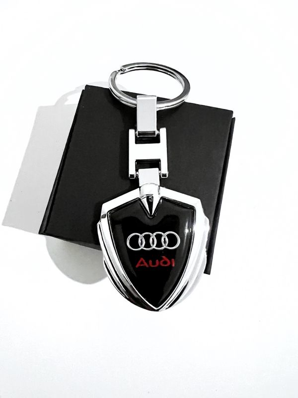 Audi - Quattro porte-clés, noir/argent