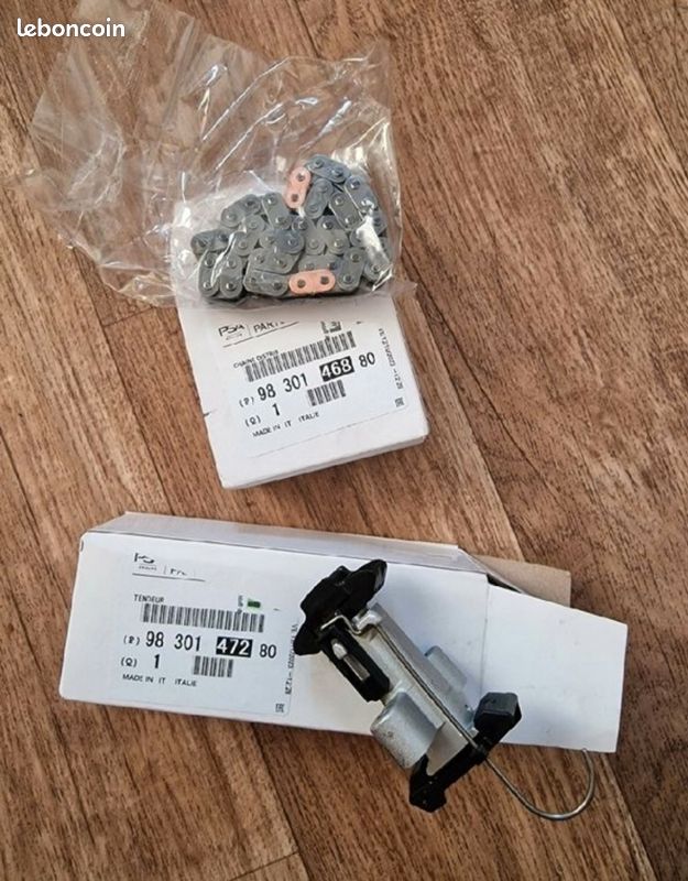 Kit chaine 1.5 HDi dv5 réf 9830147280 /9830146880 8mm NEUF (image 1)