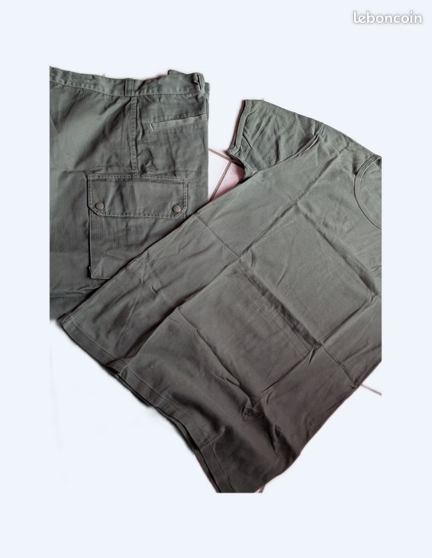 Tenue militaire pantalon t-shirt Vêtements