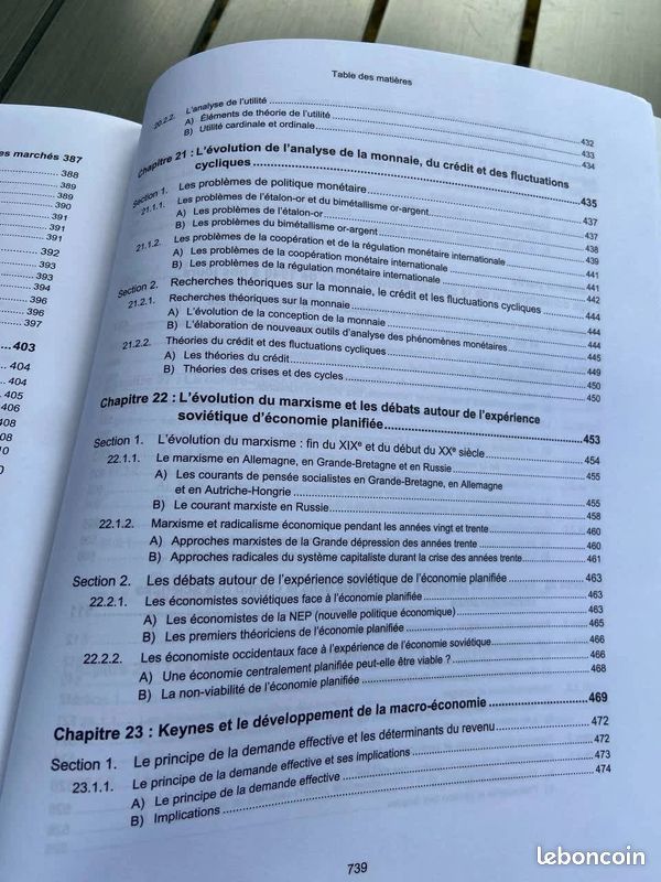 Histoire de la pensée économique. Science Po, Classes préparatoires, universités. / Yves Perez (image 13)
