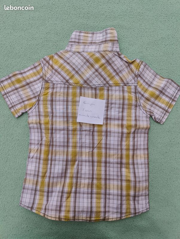 Chemise 8 ans manches courtes (image 5)