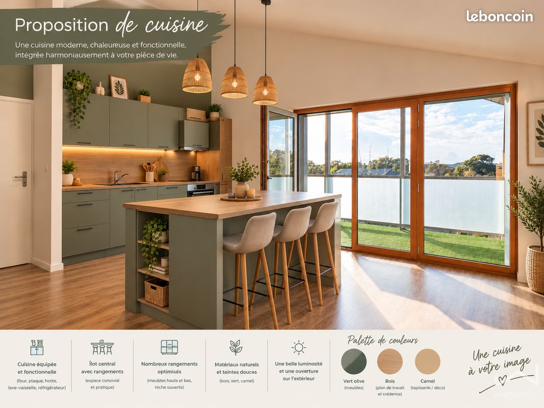 Appartement 3 pièces 64 m² · à Carquefou · 64 m² · 218 500 €