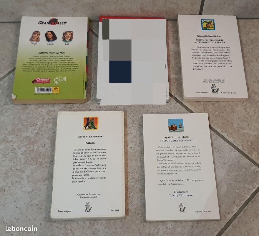 Livres pour enfants : Fables, Sabots dans la nuit, Trésor chez les pirates, Petits contes comme autrefois ou presque (image 2)
