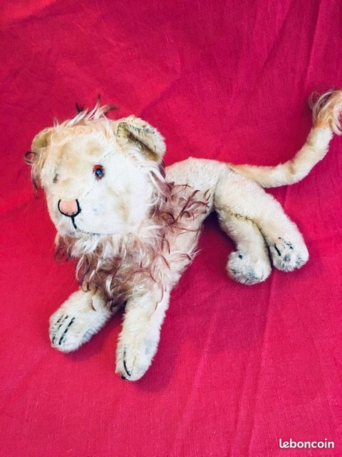 Ours Steiff 38 Cm - Yeux En Verre - Griffes Aux Pattes - Tête Qui Tourne - Vintage