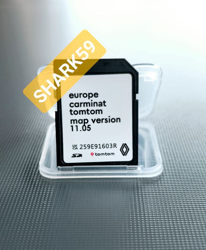 Carte SD Carminat Tomtom EUROPE 11.05 + RADARS 2023 / GPS Renault / Neuf /  - Équipement auto