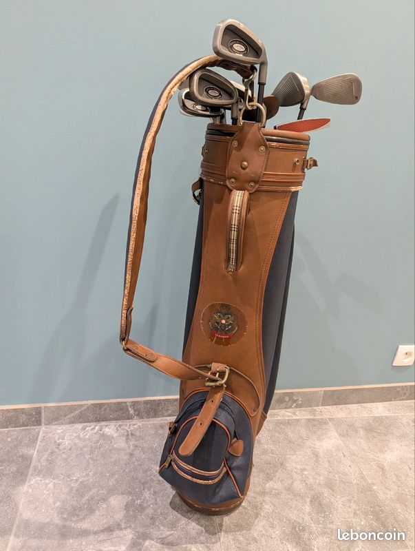 Sac Burberrys + Clubs de golf vintage 80' (image 3)