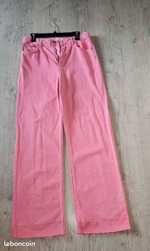 Pantalon mango rose (image 1)