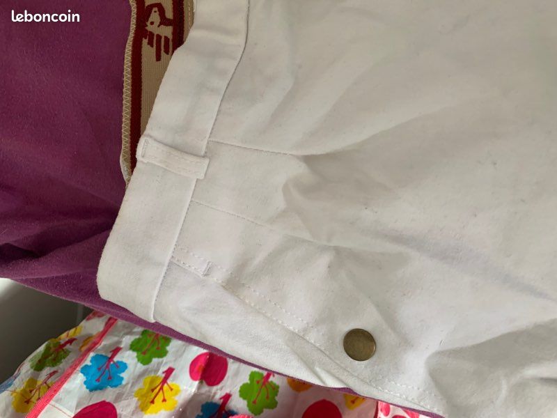 Pantalon blanc concours (image 8)