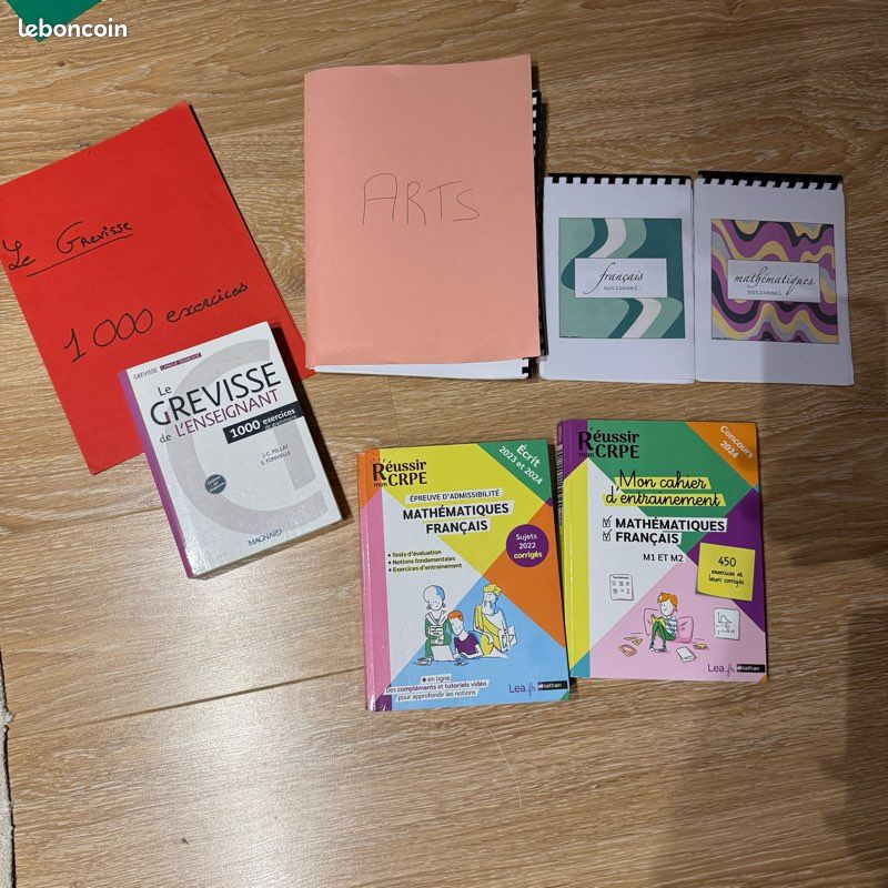 Fiches révision maîtresse P et C + livres CRPE (image 1)