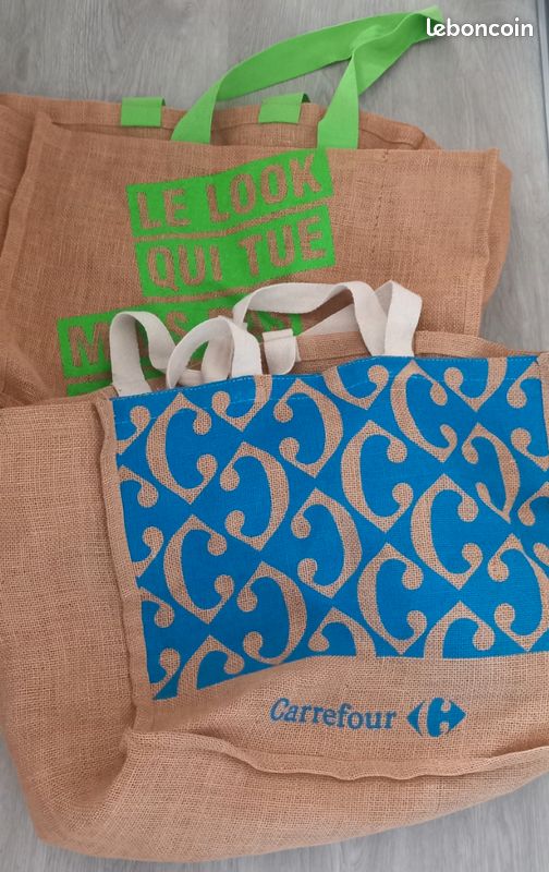 Sacs de courses jute (image 1)
