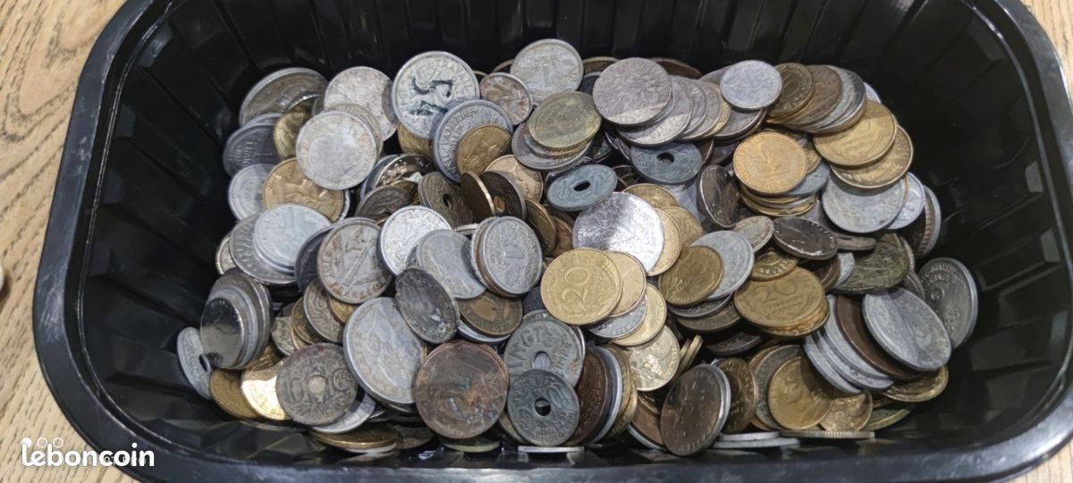 Gros lot de pièces monnaies françaises (image 1)