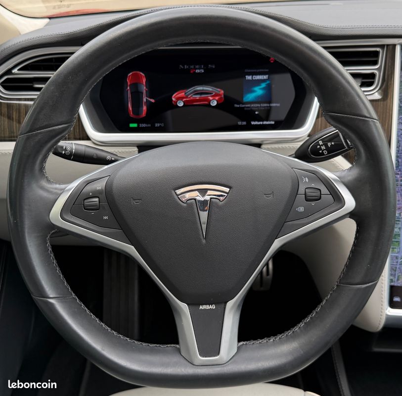 TESLA MODEL-S MODEL S 85 KWh + TOIT OUVRANT + MCU2 + SOH 96% (image 4)