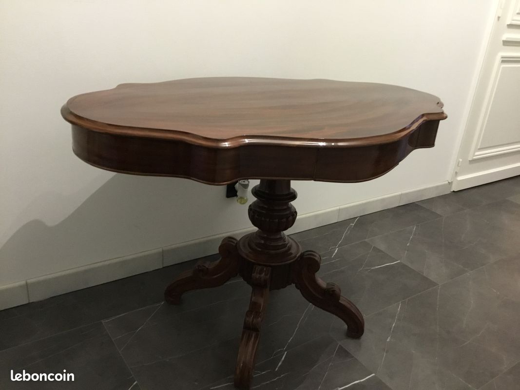 Table guéridon violon Louis Philippe (image 7)