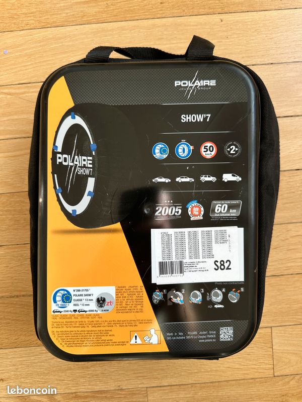 Polaire Show' S82 neuves chaussettes neige chaines neige