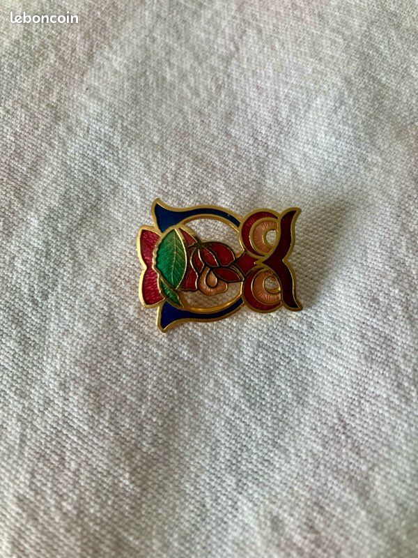 Ancienne broche en forme de chouette (image 4)