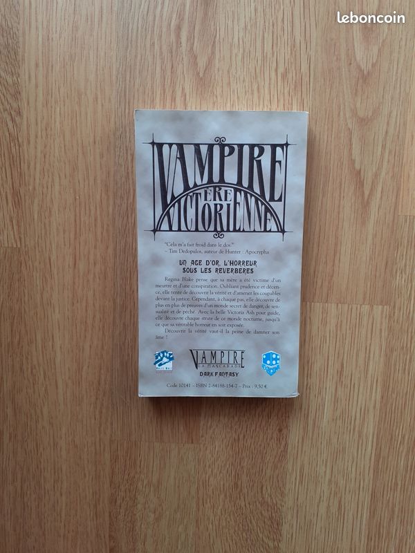 Vampire Ère Victorienne – Livre Premier ET Livre Second – NEUFS – Édition Hexagonal
