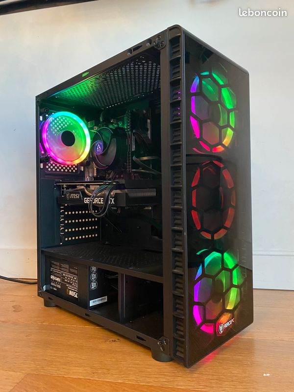 Case Rtx 3070 Tower Gaming PC Desktop Intel I7 12700F Nvidia RTX