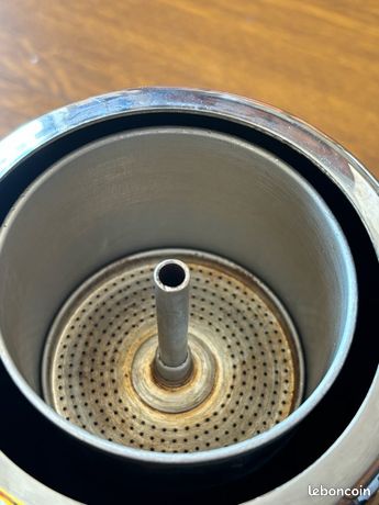 Cafetière Vintage Jema Expresso 1958 – Chrome étincelant – 110V – 5 Tasses