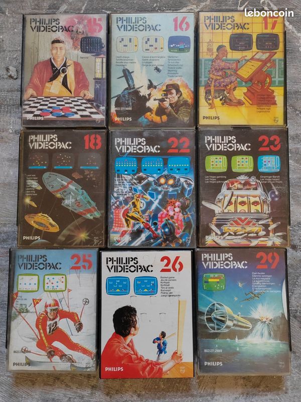 Lot de 26 jeux Videopac (image 2)