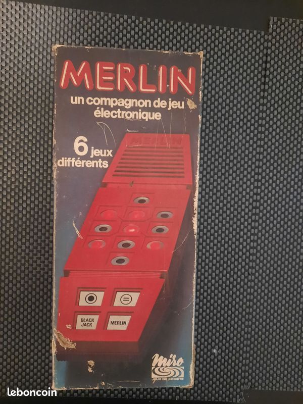 Jeu électronique Vintage MB Merlin, Complet, Bon état, Jeu Des Années 80