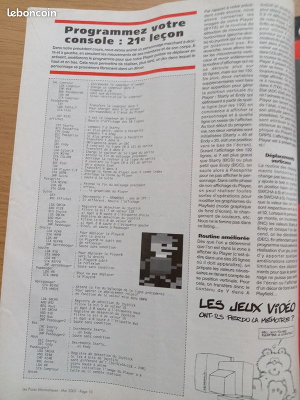 Magazine les Puces informatiques. Mai 2001 (image 3)