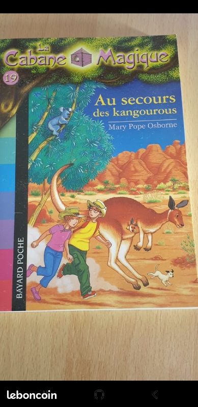 Livre la cabane magique numéro 19 Au secours des kangourous à partir de 7 ans (image 1)