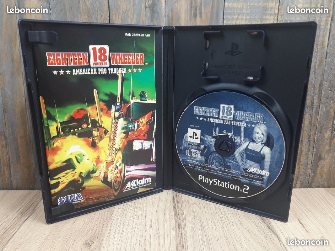 Jeu PS2 18 Wheeler American Pro Trucker - Jeux vidéo