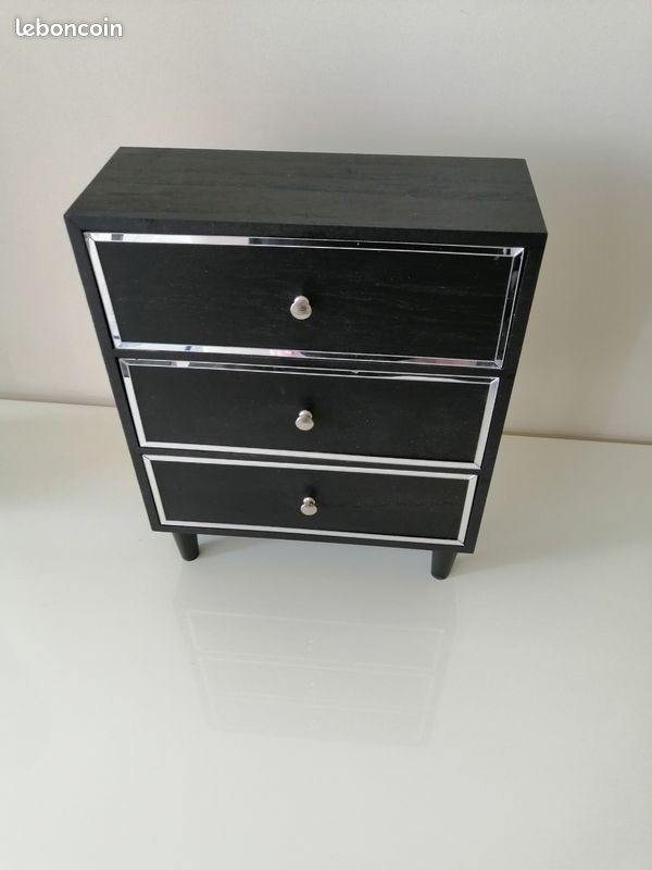 Boîte à bijoux ou autre armoire 3 tiroirs (image 1)