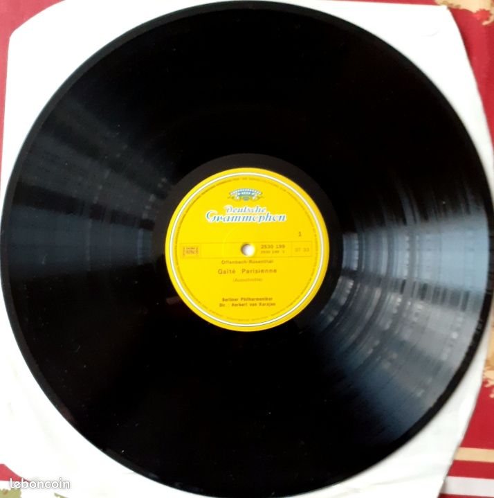 Disque vinyle 33t – OFFENBACH Gaîté Parisienne - GOUNOT Faust (image 2)