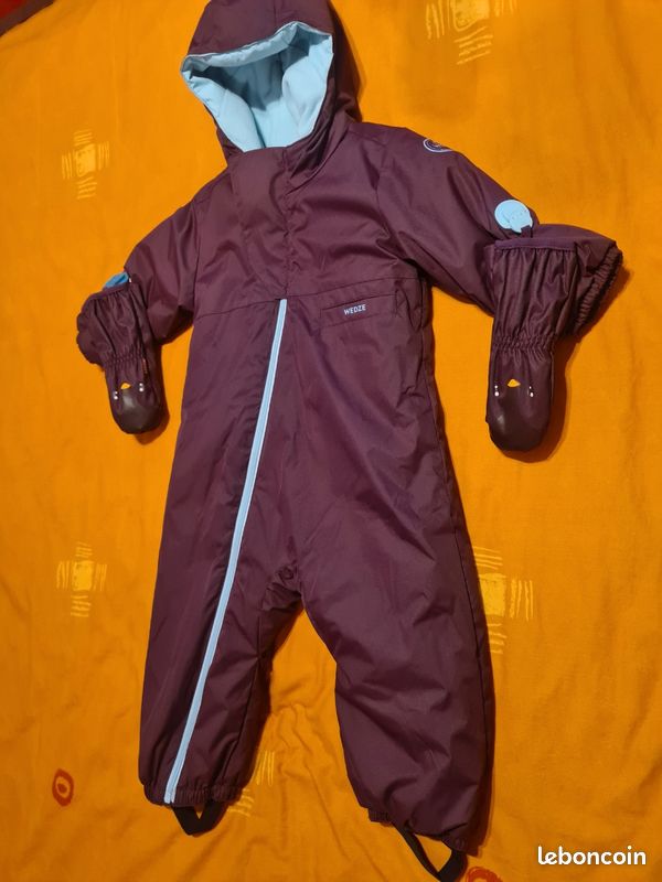 Combinaison molletonnée ski 89/95 cm (image 1)