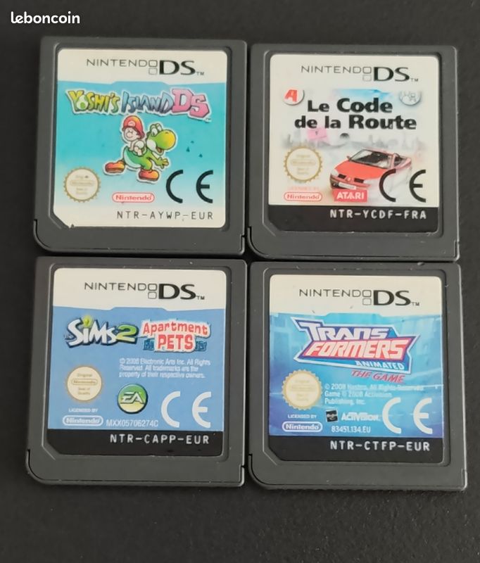 Lot jeux Nintendo DS ou vente à l'unité (image 1)