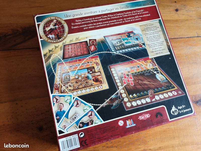 Jeu de société Les aventures de tintin (image 2)