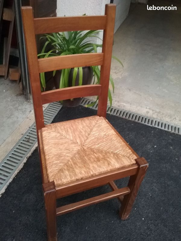 Chaises bois vernis (image 2)