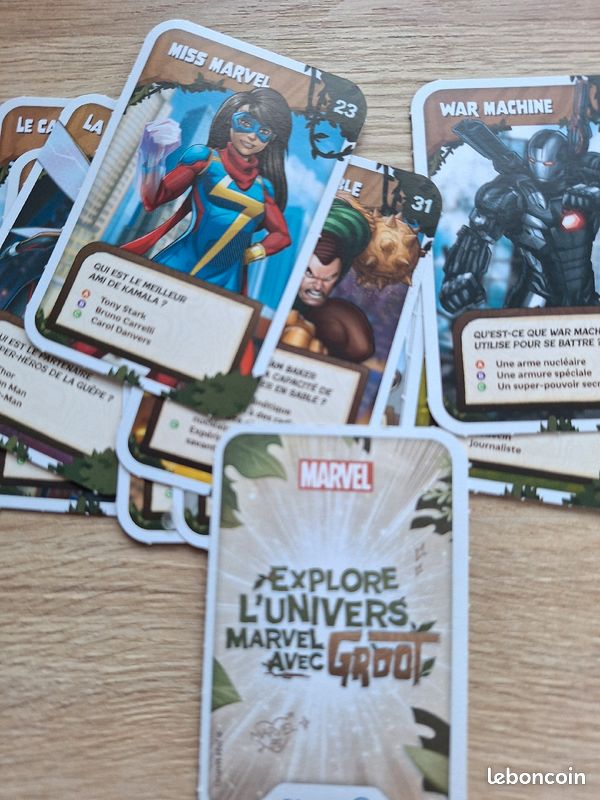 48 cartes marvel leclerc 2024 Collection