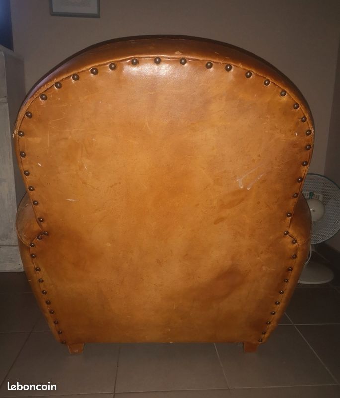 Fauteuil club cuir (image 2)