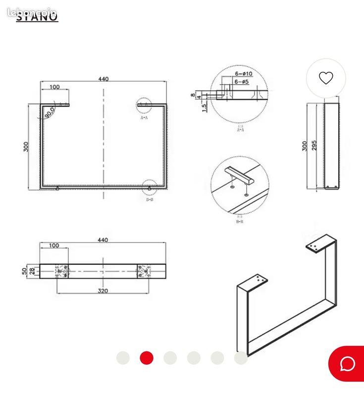 Pieds Cabinet ou Table basse (image 6)