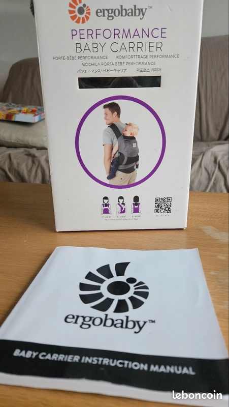Lot - Porte bébé ergobaby et cocon polaire (image 1)