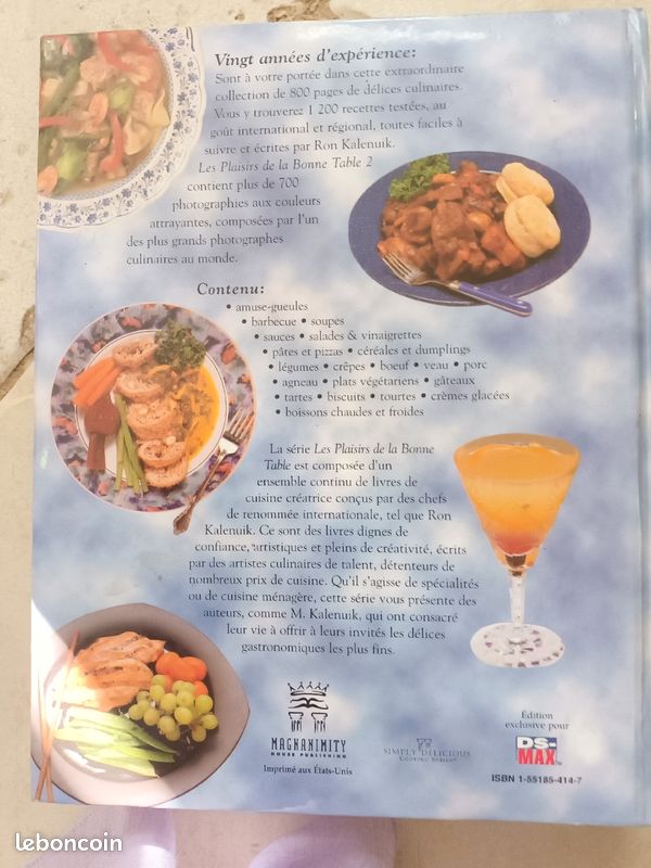 Les plaisirs de la bonne table ron kalenuik (image 2)