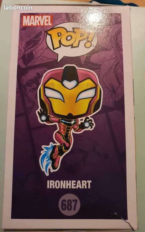Figurine POP Funko Marvel 687 Ironheart (image 6)