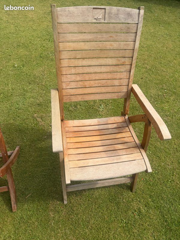 Chaise teck (image 1)