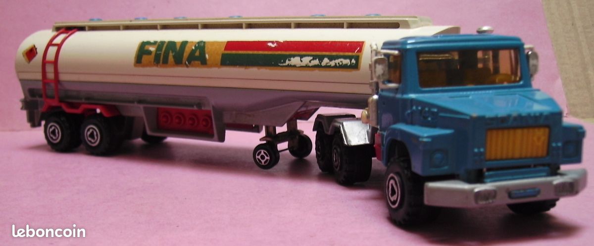 CAMION SCANIA REMORQUE benne - MAJORETTE Série 3000 - Ech 1/60 - Made