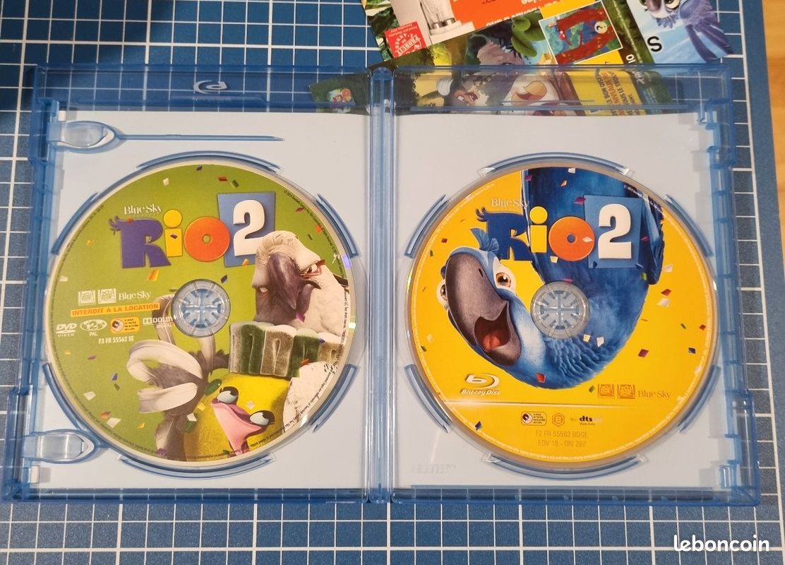 Double Dvd blu-ray Disney Rio 2 (image 4)